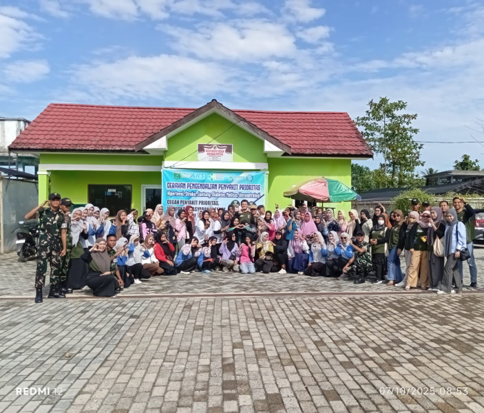 Masyarakat Sadar penyakit Laksanakan Kegiatan Bersama Pihak Terkait